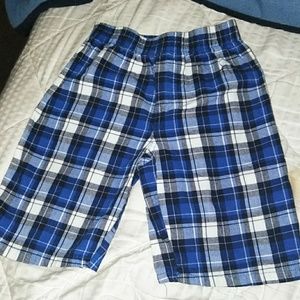 Boys striped blue disney brand shorts